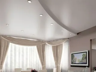 Освещение натяжных потолков